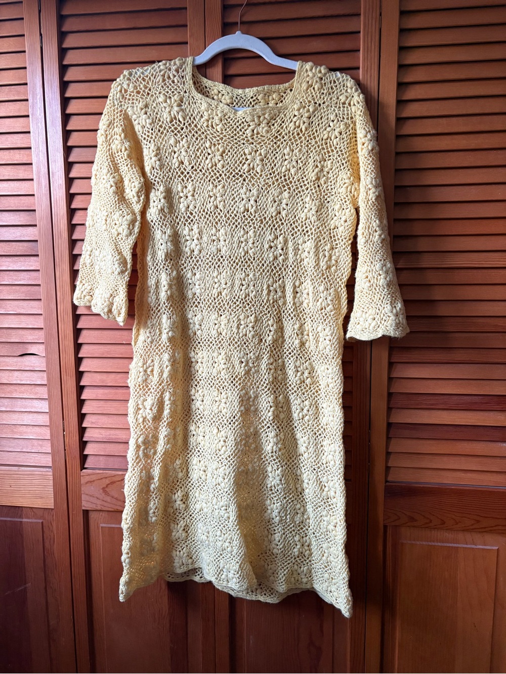 VINTAGE Handmade Knit Dress